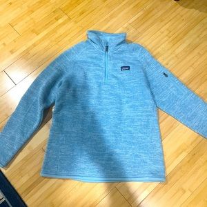Patagonia Better Sweater® 1/4-Zip in Kids Size XL size blue. Perfect condition